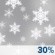 Wednesday: Chance Snow Showers